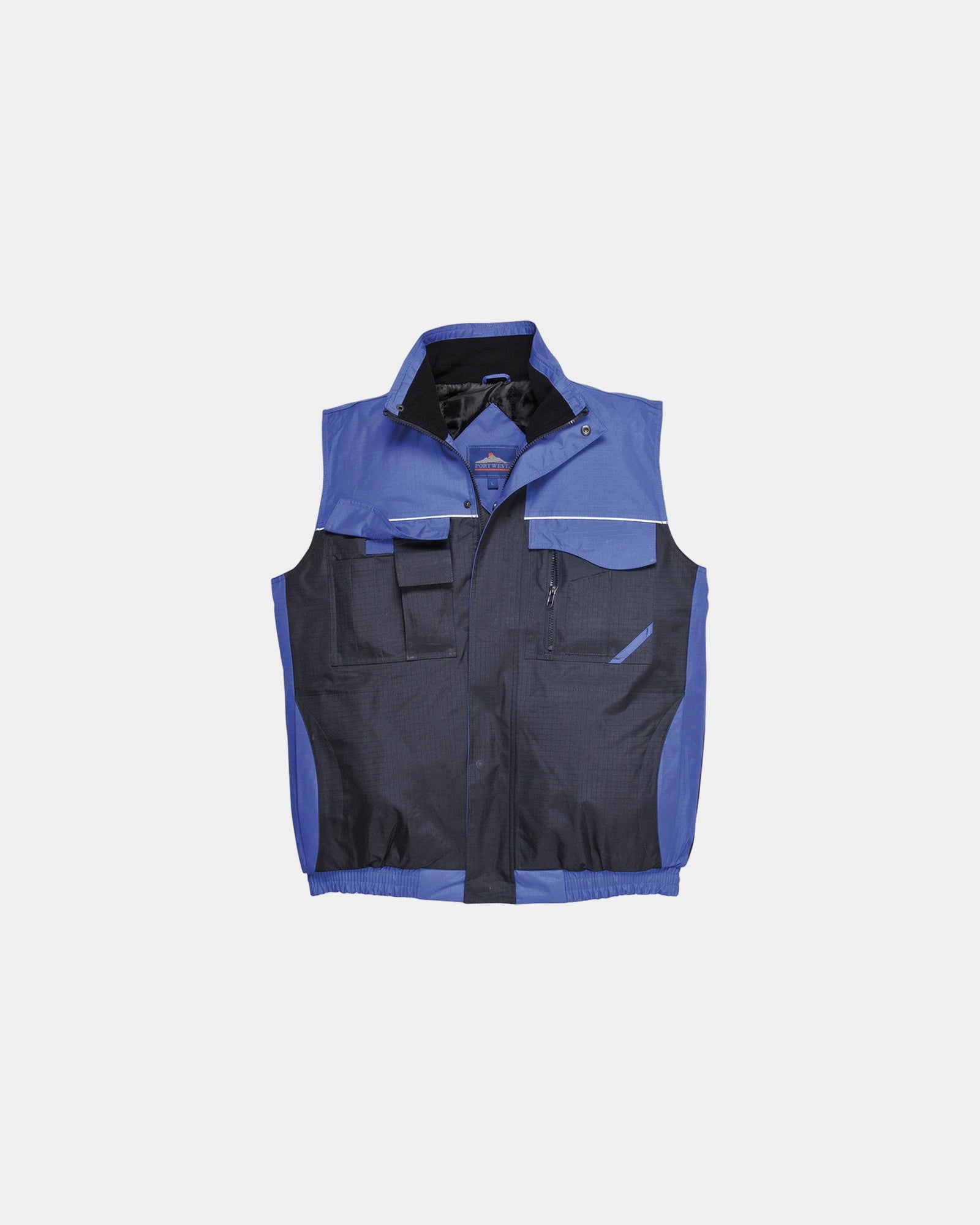 Gilet impermeabile bicolore 250 g/m² da personalizzare - Arancione